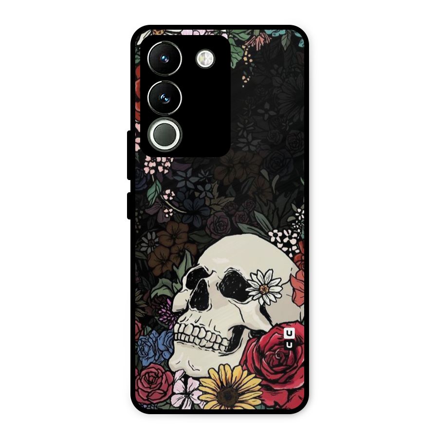 Pretty Skull Metal Back Case for Vivo Y200