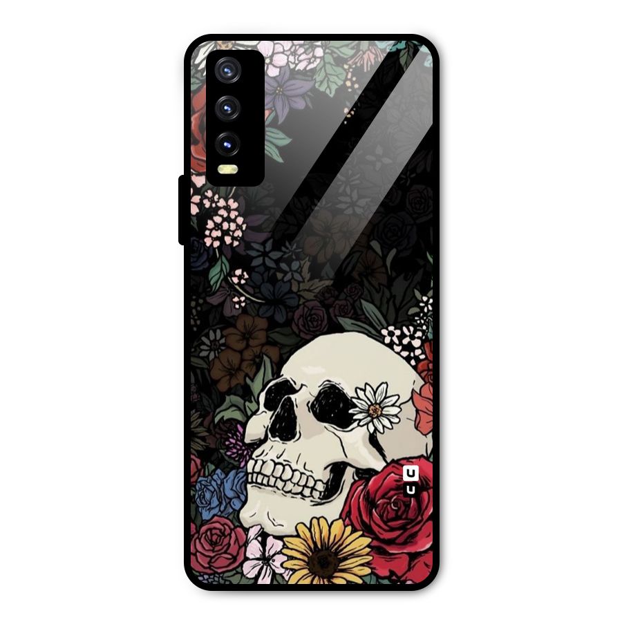 Pretty Skull Metal Back Case for Vivo Y20t