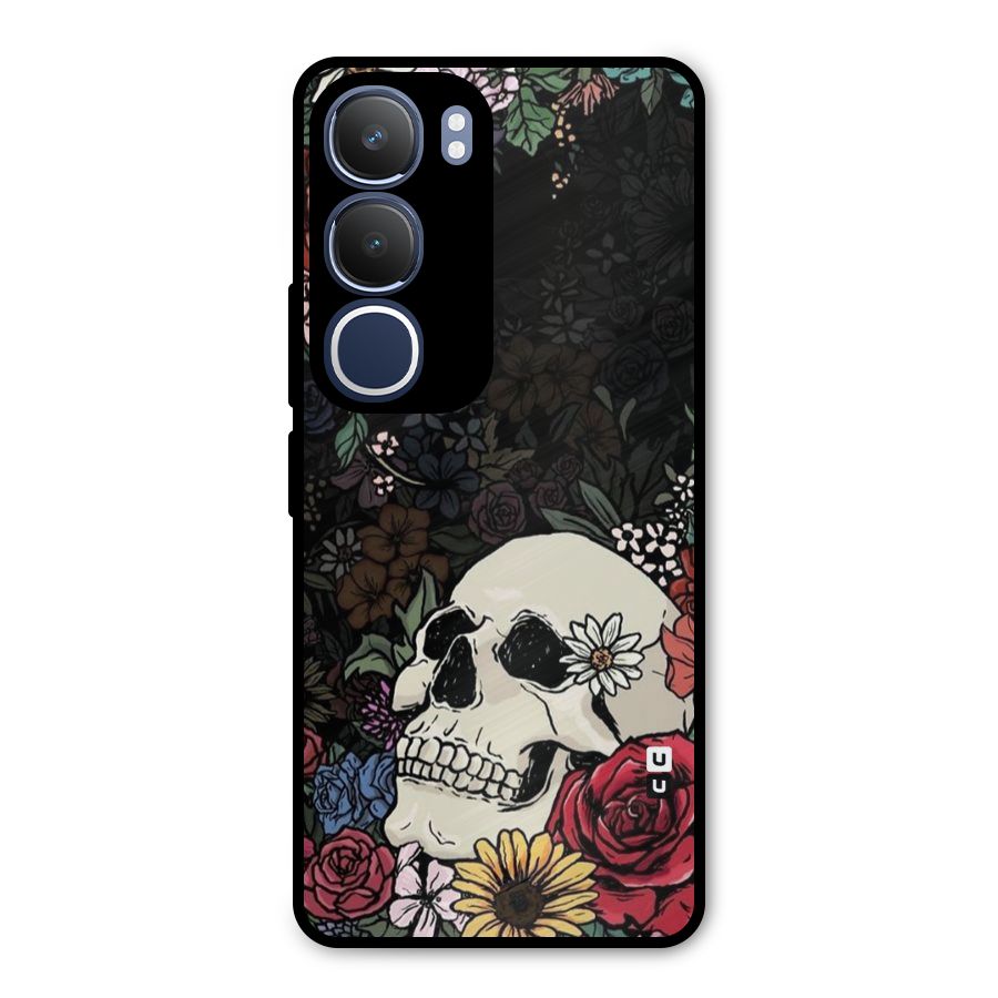Pretty Skull Metal Back Case for Vivo Y29