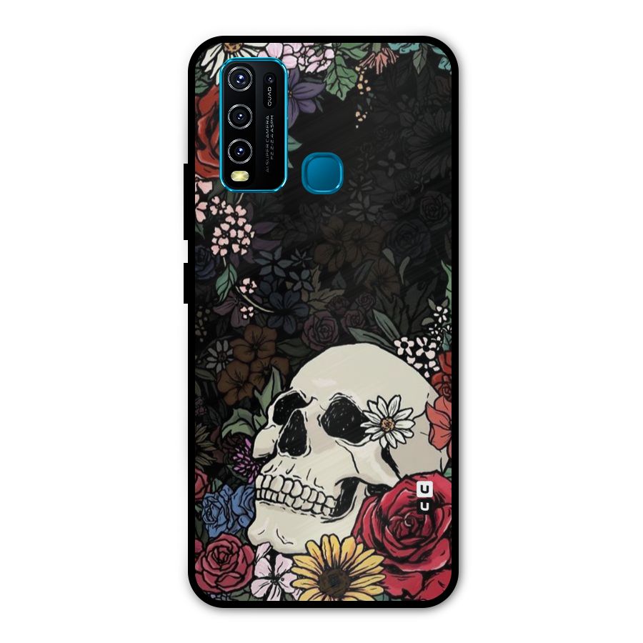 Pretty Skull Metal Back Case for Vivo Y50