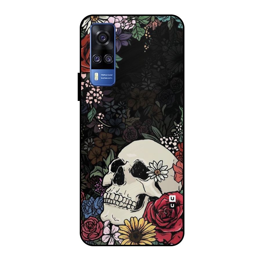 Pretty Skull Metal Back Case for Vivo Y51