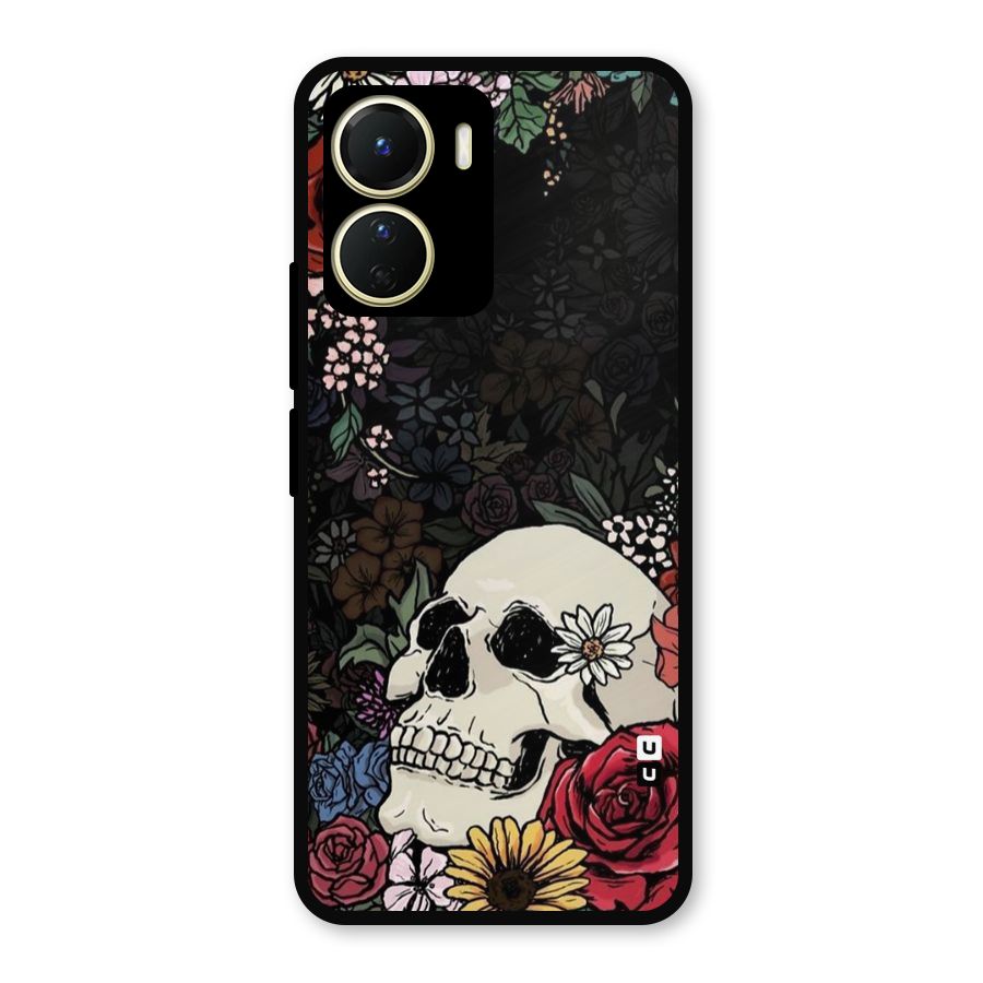 Pretty Skull Metal Back Case for Vivo Y56