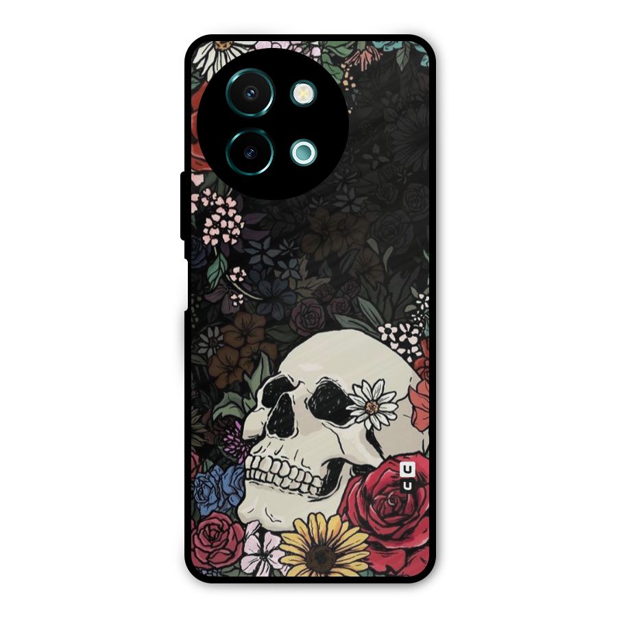 Pretty Skull Metal Back Case for Vivo Y58