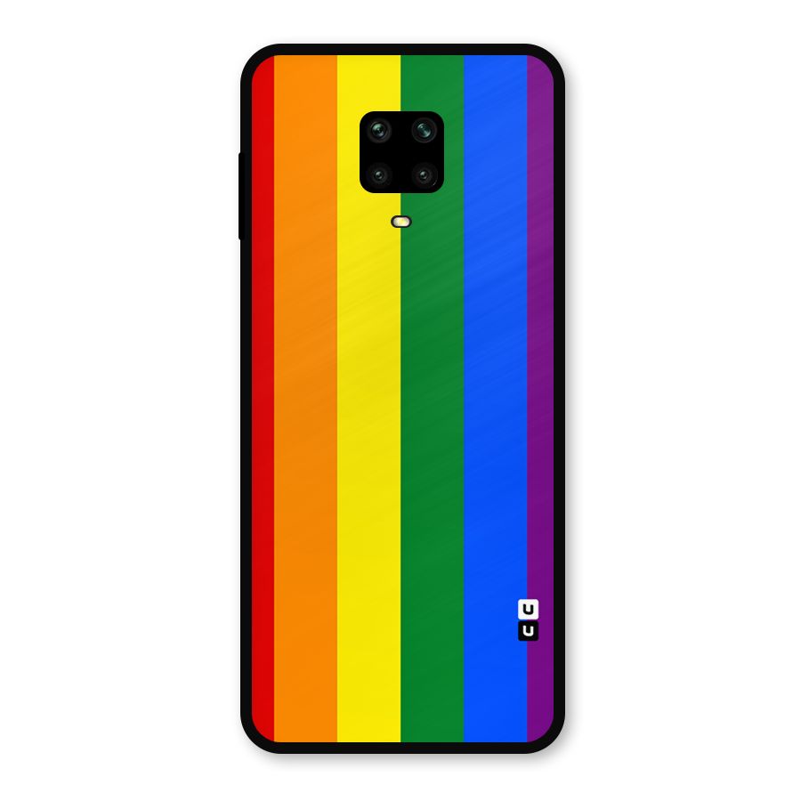 Pride Rainbow Stripes Metal Back Case for Redmi Note 10 Lite