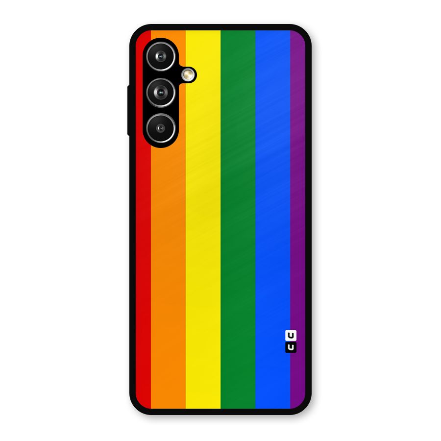 Pride Rainbow Stripes Metal Back Case for Samsung Galaxy M54