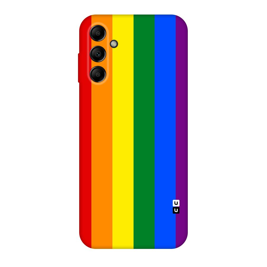 Pride Rainbow Stripes Original Polycarbonate Back Case for Galaxy A14 5G