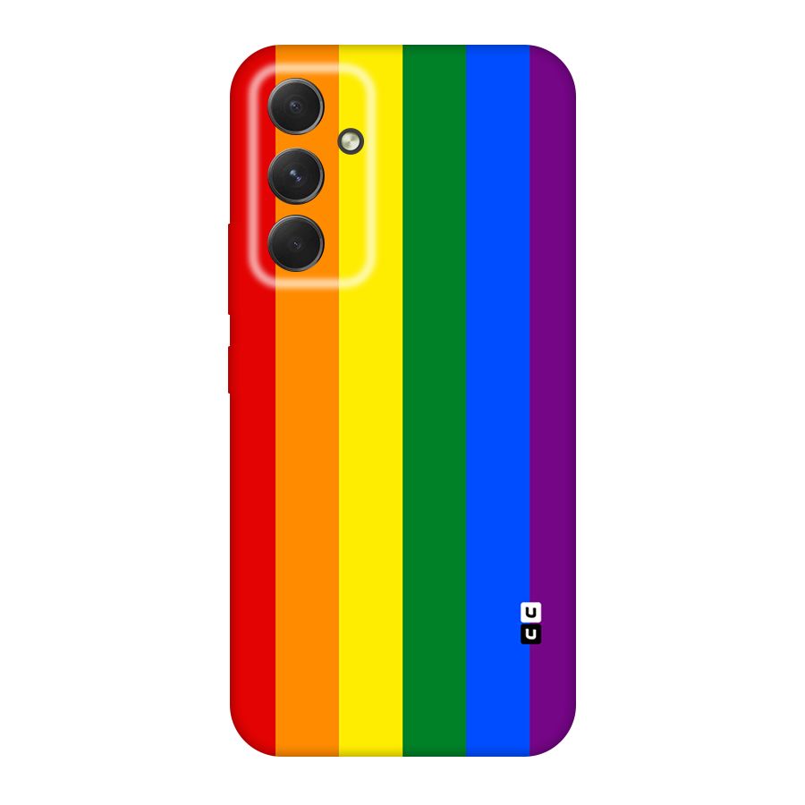Pride Rainbow Stripes Original Polycarbonate Back Case for Galaxy A54