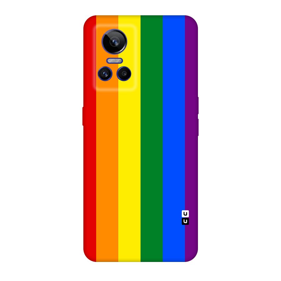 Pride Rainbow Stripes Original Polycarbonate Back Case for Realme GT Neo 3