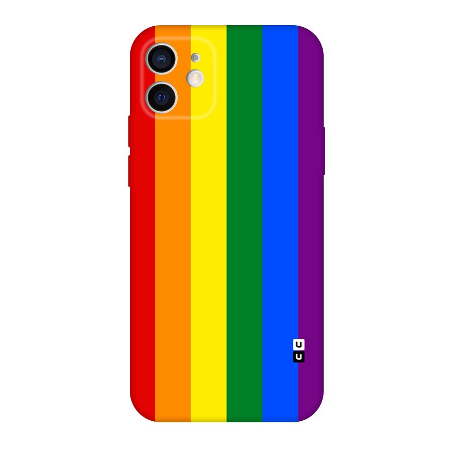 Pride Rainbow Stripes Original Polycarbonate Back Case for iPhone 12