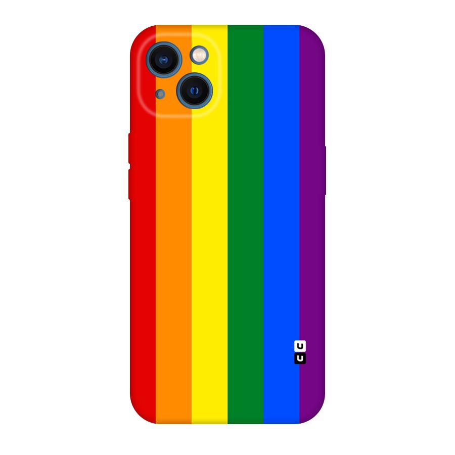 Pride Rainbow Stripes Original Polycarbonate Back Case for iPhone 13