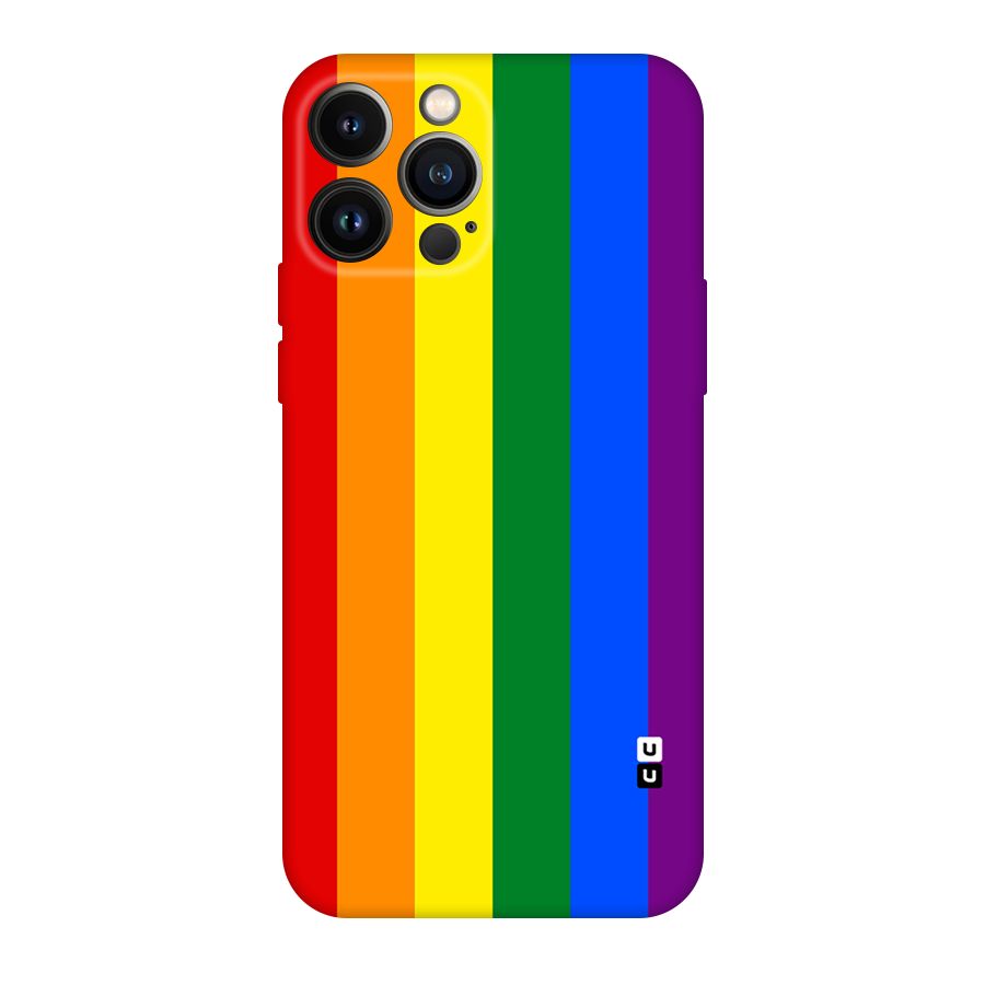 Pride Rainbow Stripes Original Polycarbonate Back Case for iPhone 13 Pro Max