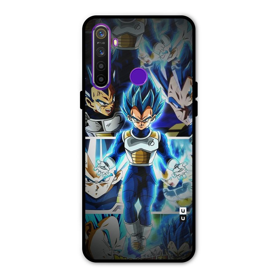 Prince Vegeta Glass Back Case for Realme 5s