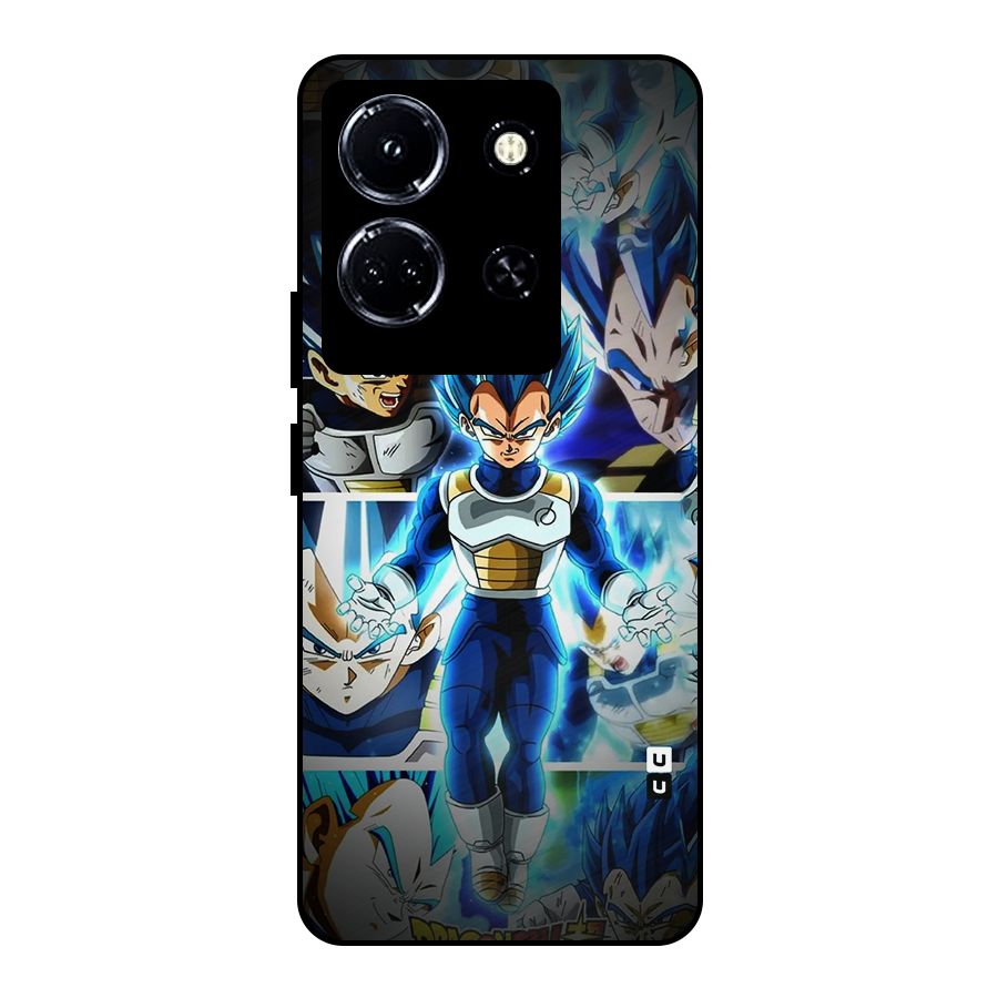 Prince Vegeta Metal Back Case for Infinix Note 30 5G