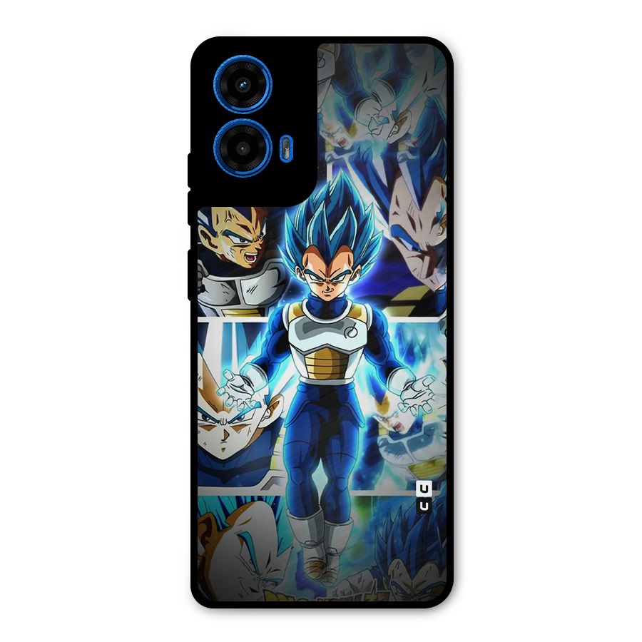 Prince Vegeta Metal Back Case for Moto G45