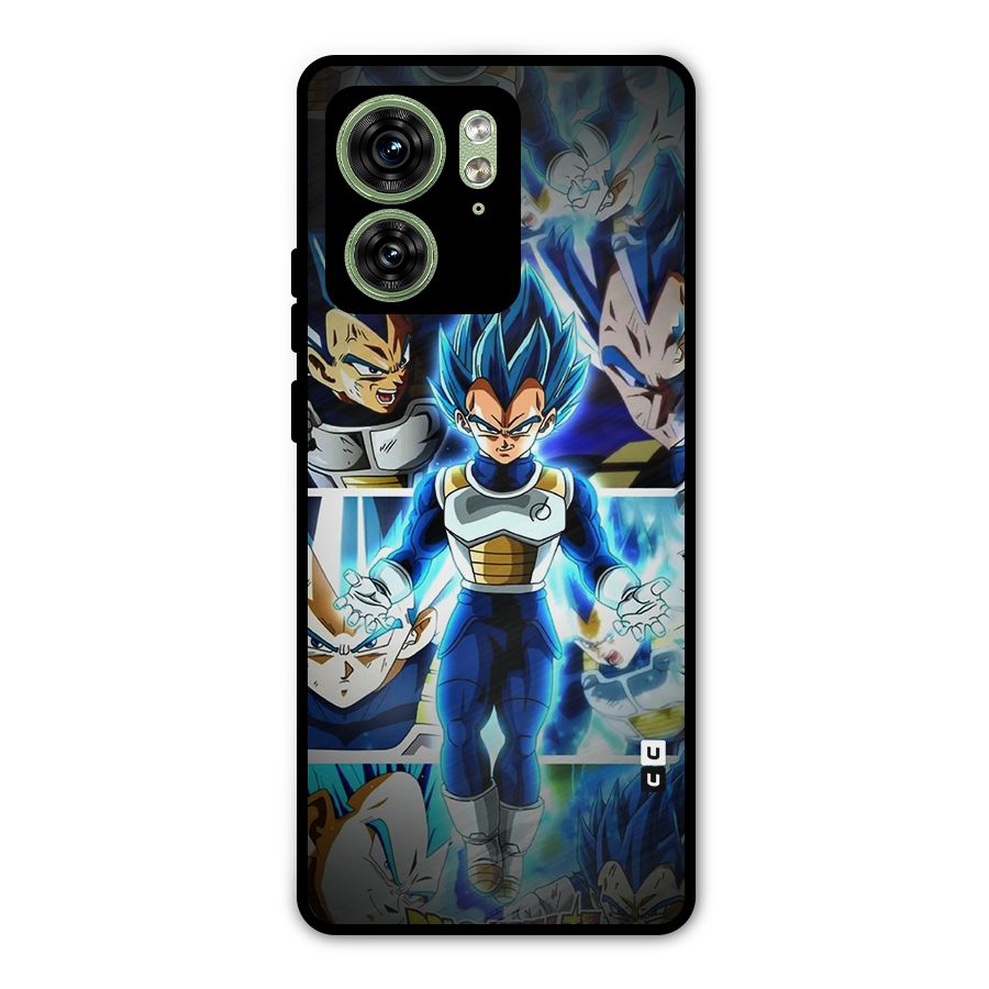 Prince Vegeta Metal Back Case for Motorola Edge 40 5G