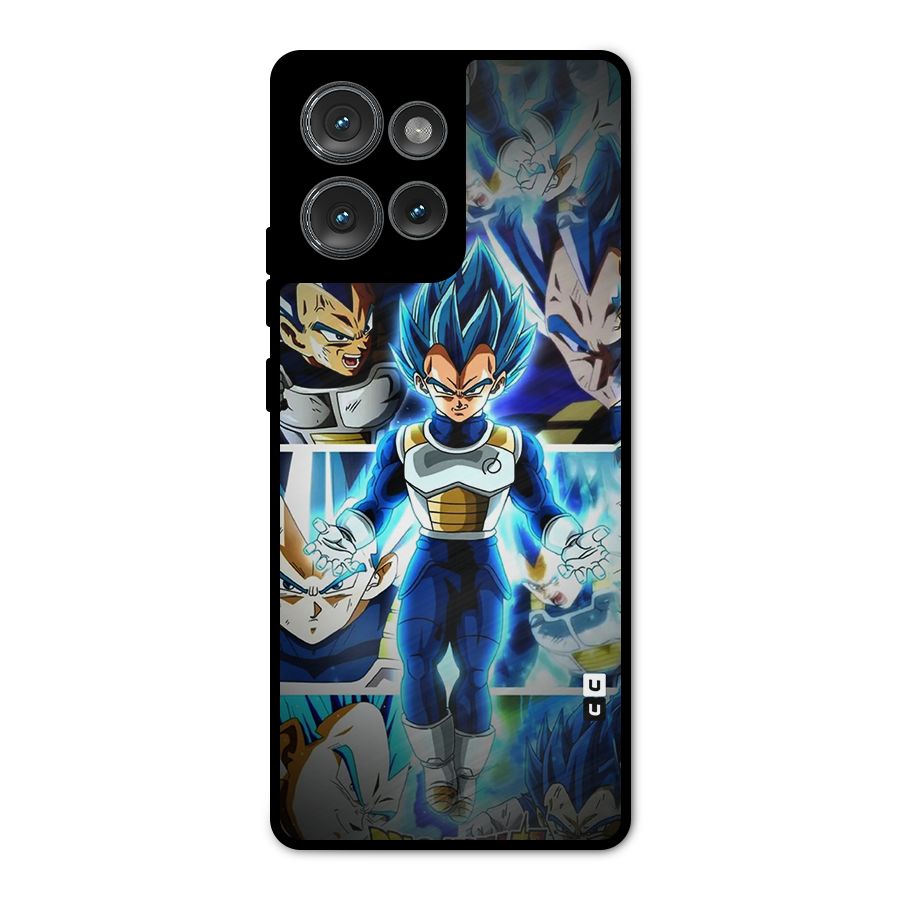Prince Vegeta Metal Back Case for Motorola Edge 50