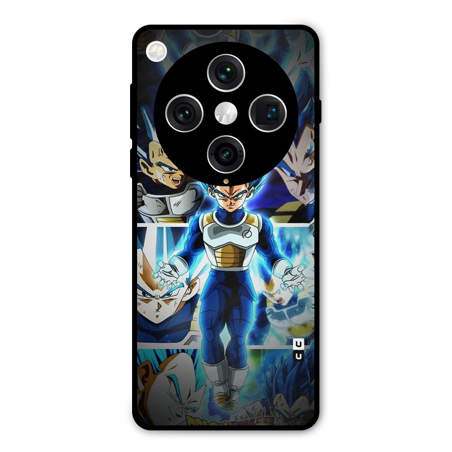 Prince Vegeta Metal Back Case for Oppo Find X8 Pro
