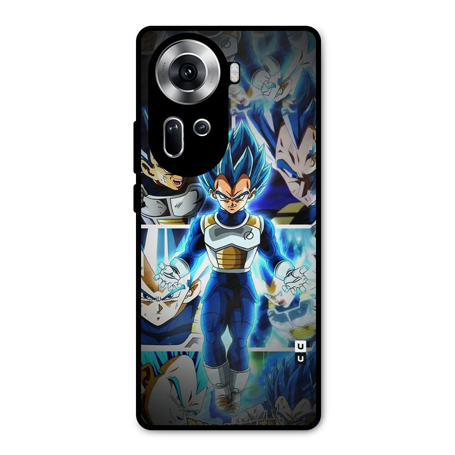 Prince Vegeta Metal Back Case for Oppo Reno11 5G