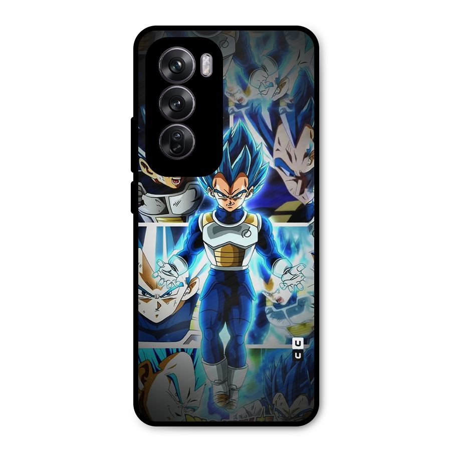 Prince Vegeta Metal Back Case for Oppo Reno12 Pro