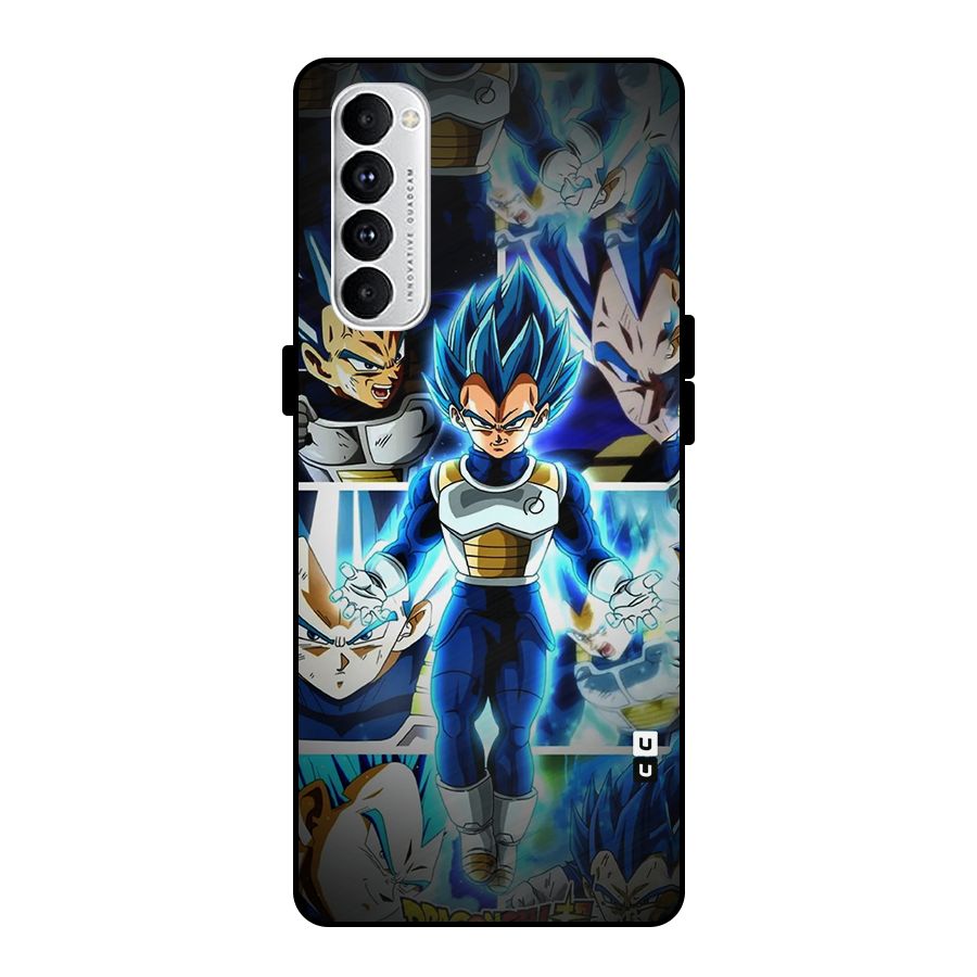 Prince Vegeta Metal Back Case for Oppo Reno4 Pro