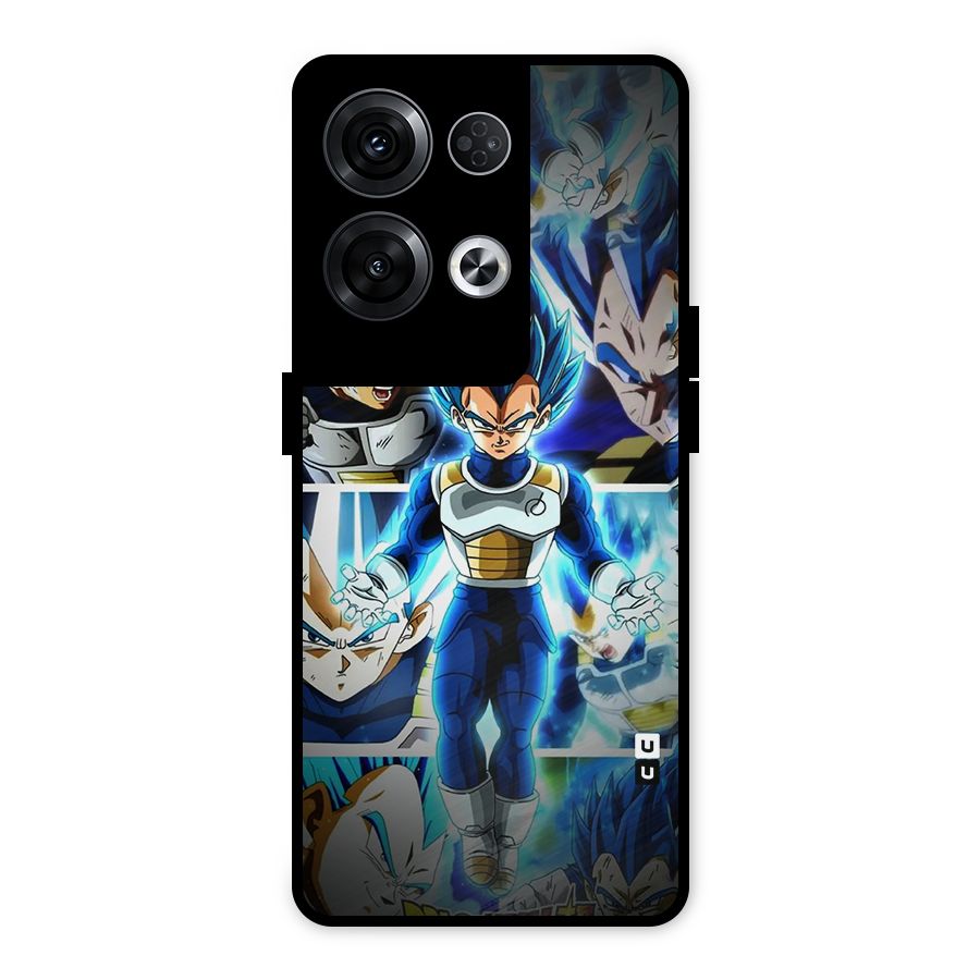 Prince Vegeta Metal Back Case for Oppo Reno8 Pro 5G