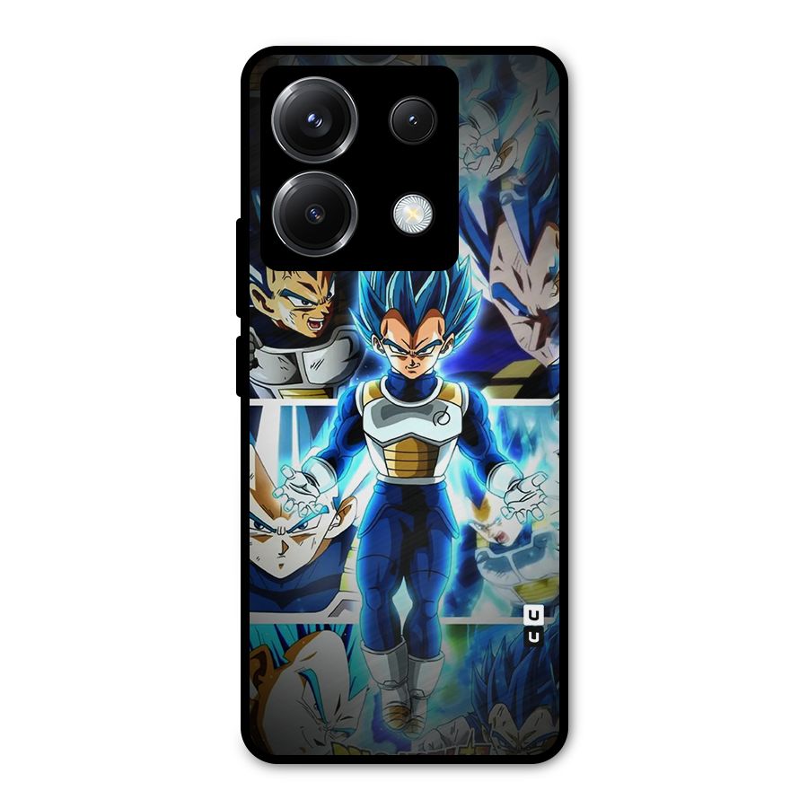 Prince Vegeta Metal Back Case for Poco X6