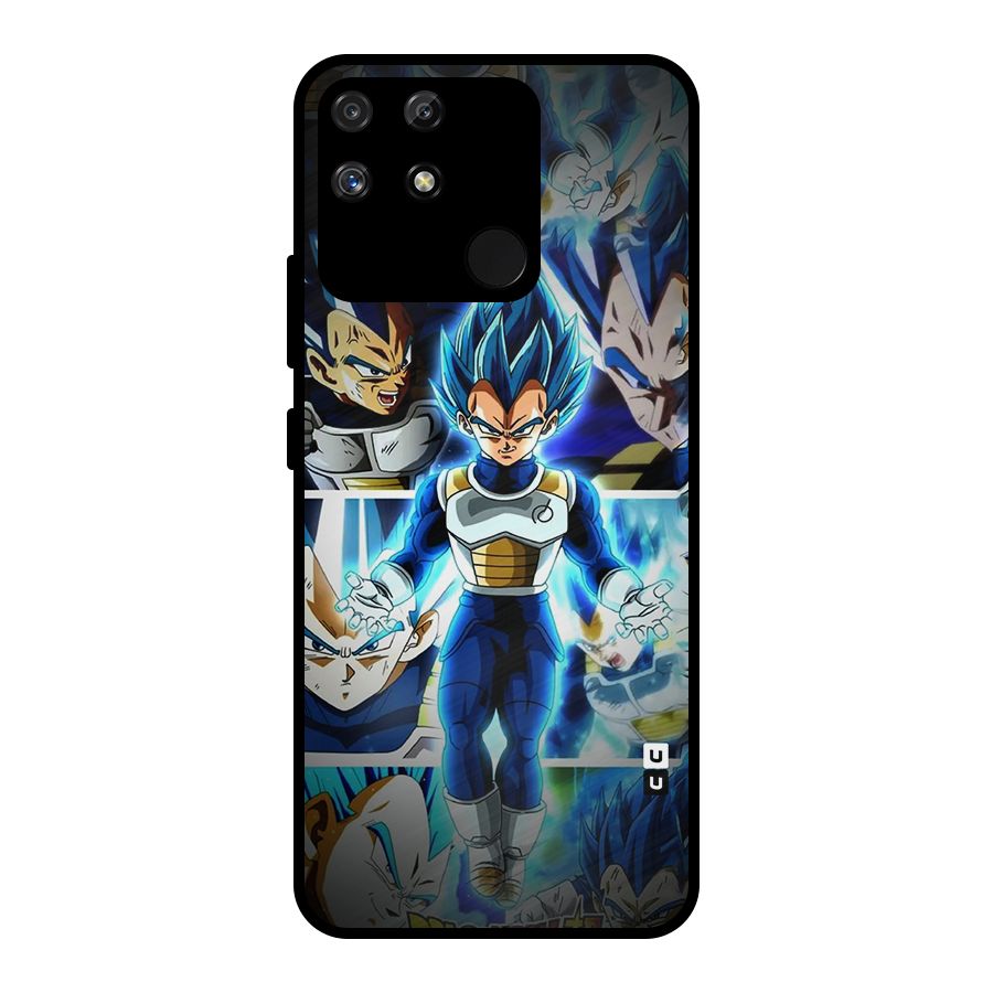 Prince Vegeta Metal Back Case for Realme Narzo 50A