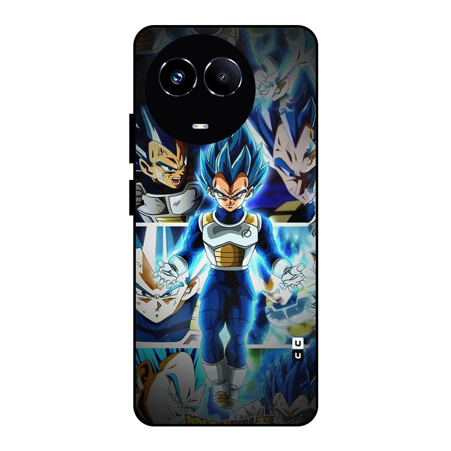 Prince Vegeta Metal Back Case for Realme Narzo 60X