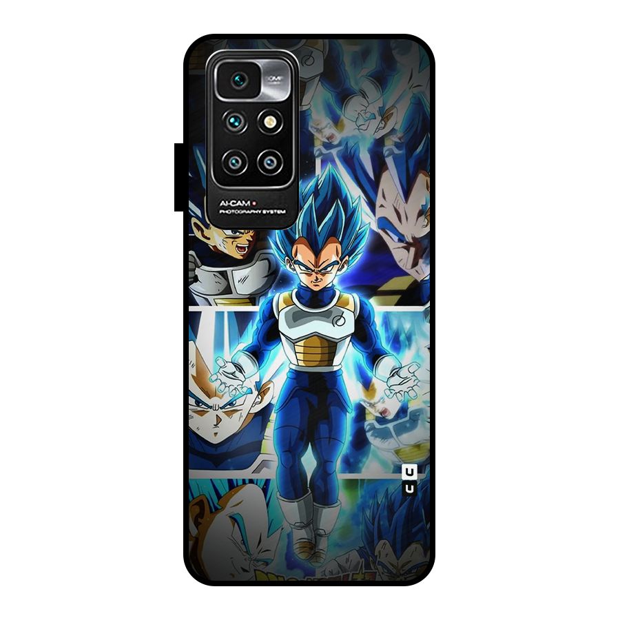 Prince Vegeta Metal Back Case for Redmi 10 Prime