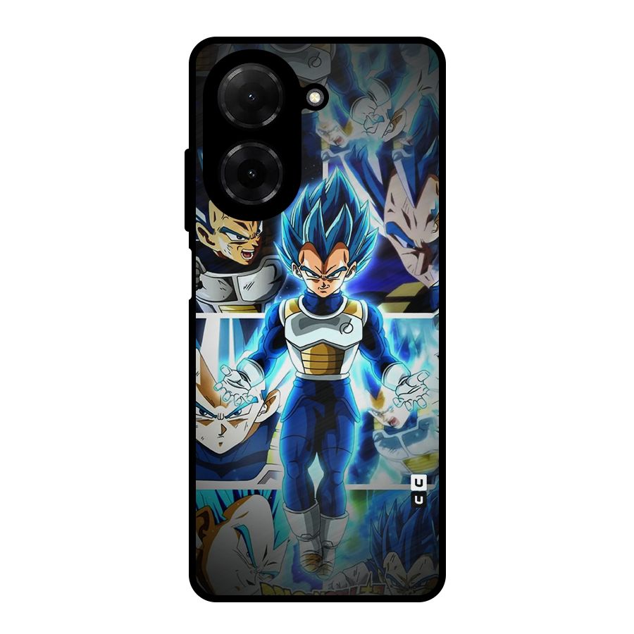 Prince Vegeta Metal Back Case for Redmi A5 4G