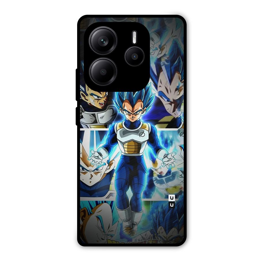 Prince Vegeta Metal Back Case for Redmi Note 14 5G