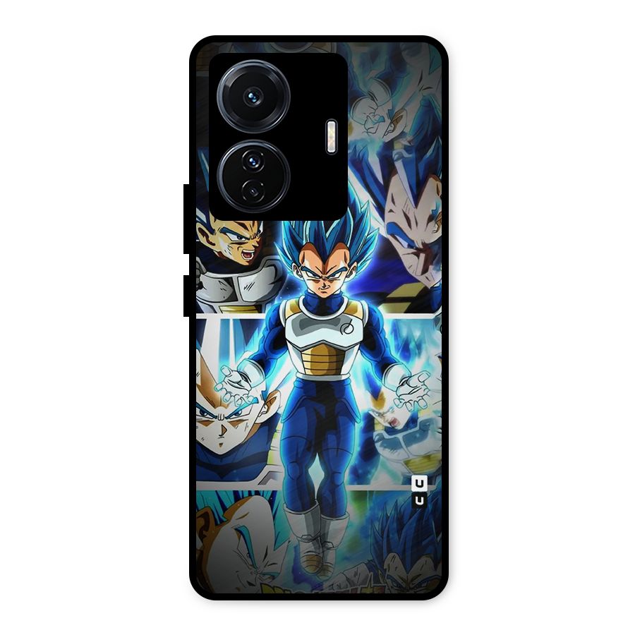 Prince Vegeta Metal Back Case for Vivo T1 Pro