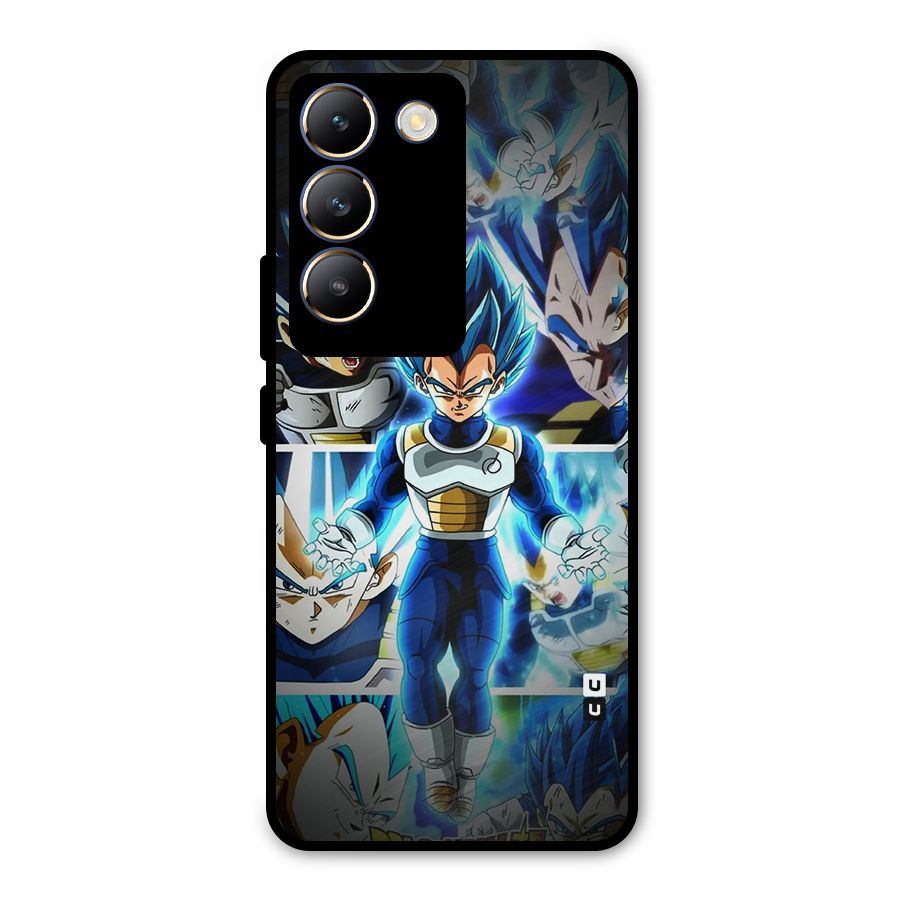 Prince Vegeta Metal Back Case for Vivo T3 5G