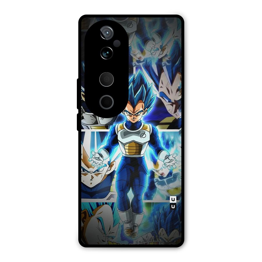 Prince Vegeta Metal Back Case for Vivo T3 Ultra