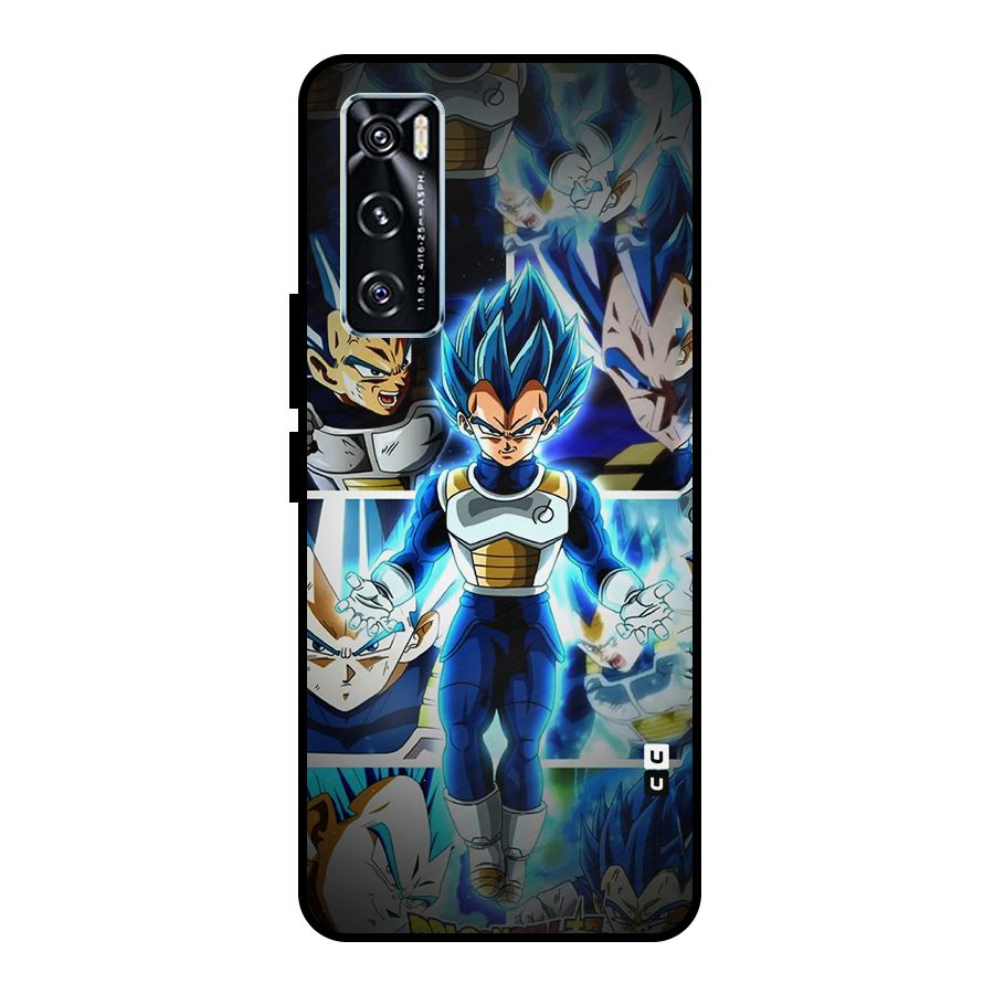 Prince Vegeta Metal Back Case for Vivo V20 SE