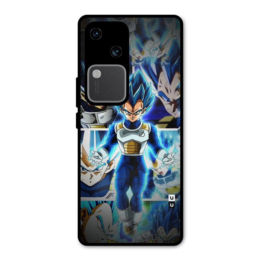 Prince Vegeta Metal Back Case for Vivo V30 Pro