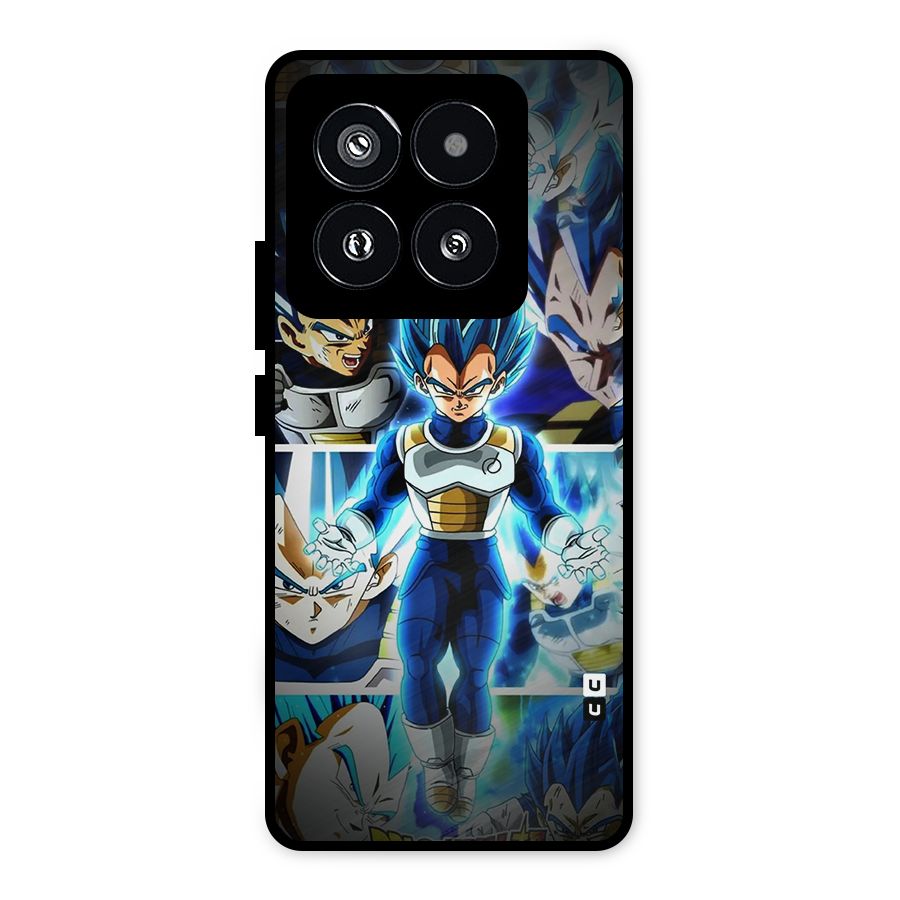 Prince Vegeta Metal Back Case for Xiaomi 14 Pro