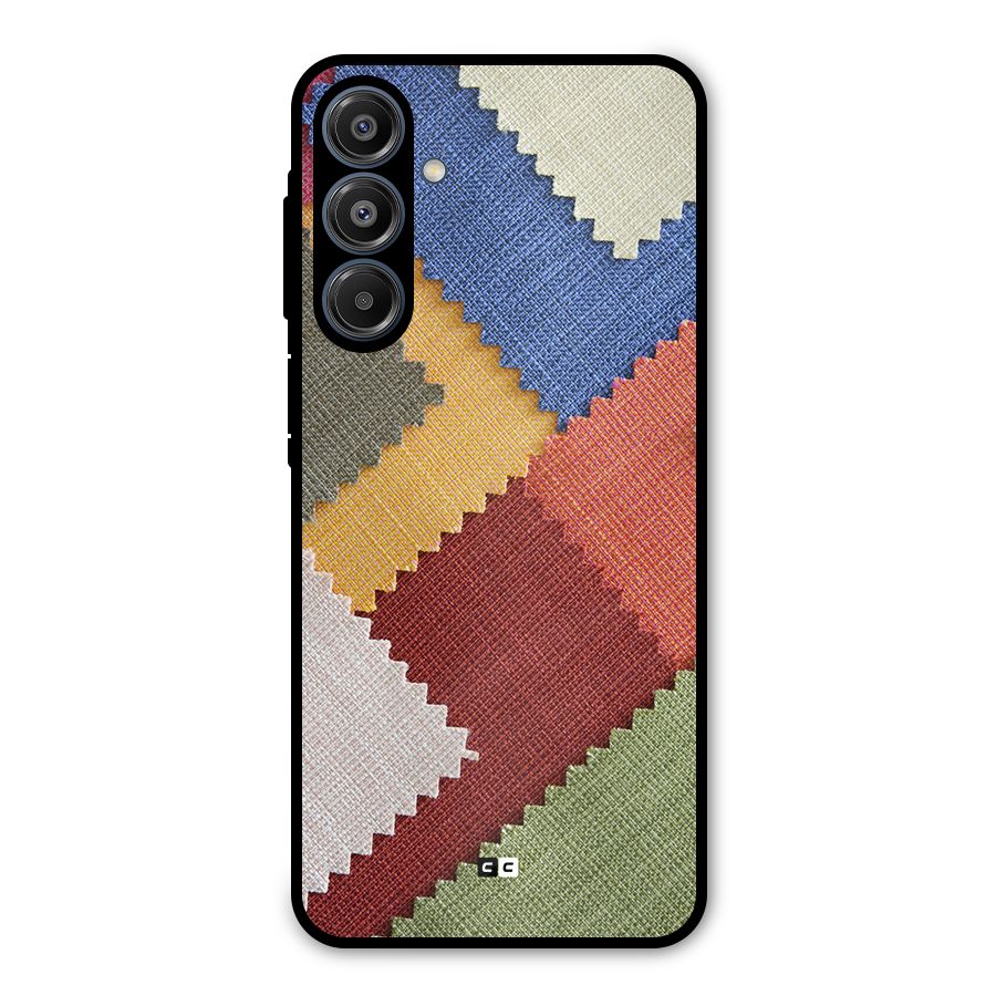 Printed Fabric Metal Back Case for Galaxy A16 5G