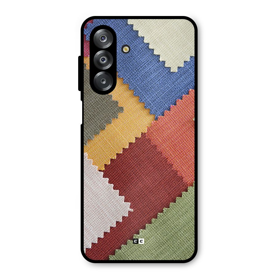Printed Fabric Metal Back Case for Galaxy A26