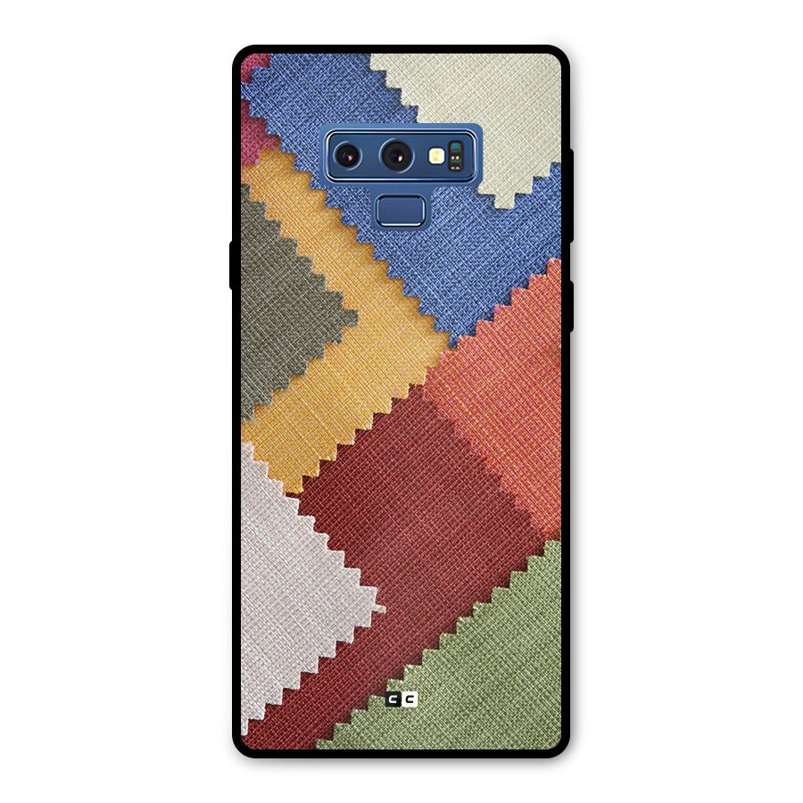 Printed Fabric Metal Back Case for Galaxy Note 9
