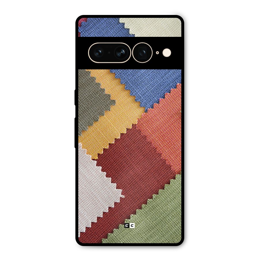 Printed Fabric Metal Back Case for Google Pixel 7 Pro