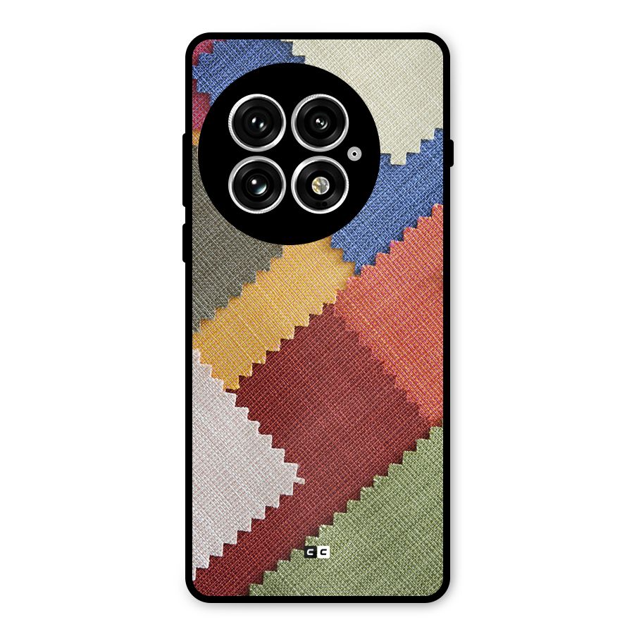 Printed Fabric Metal Back Case for OnePlus 13