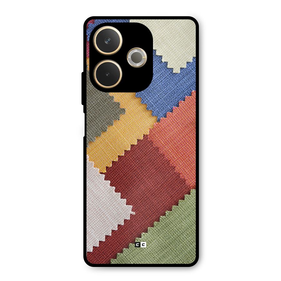 Printed Fabric Metal Back Case for Oppo A5 Pro