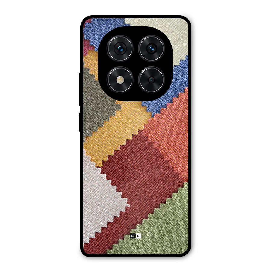 Printed Fabric Metal Back Case for Redmi Note 14 Pro 5G