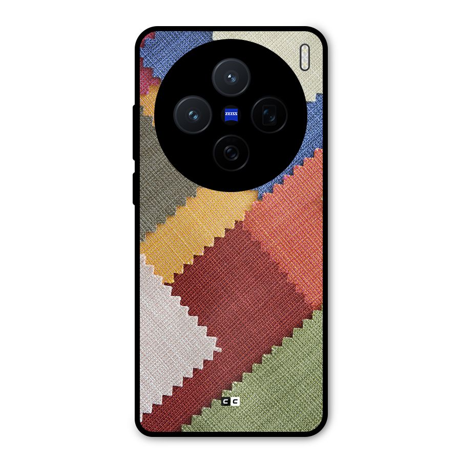 Printed Fabric Metal Back Case for Vivo X200
