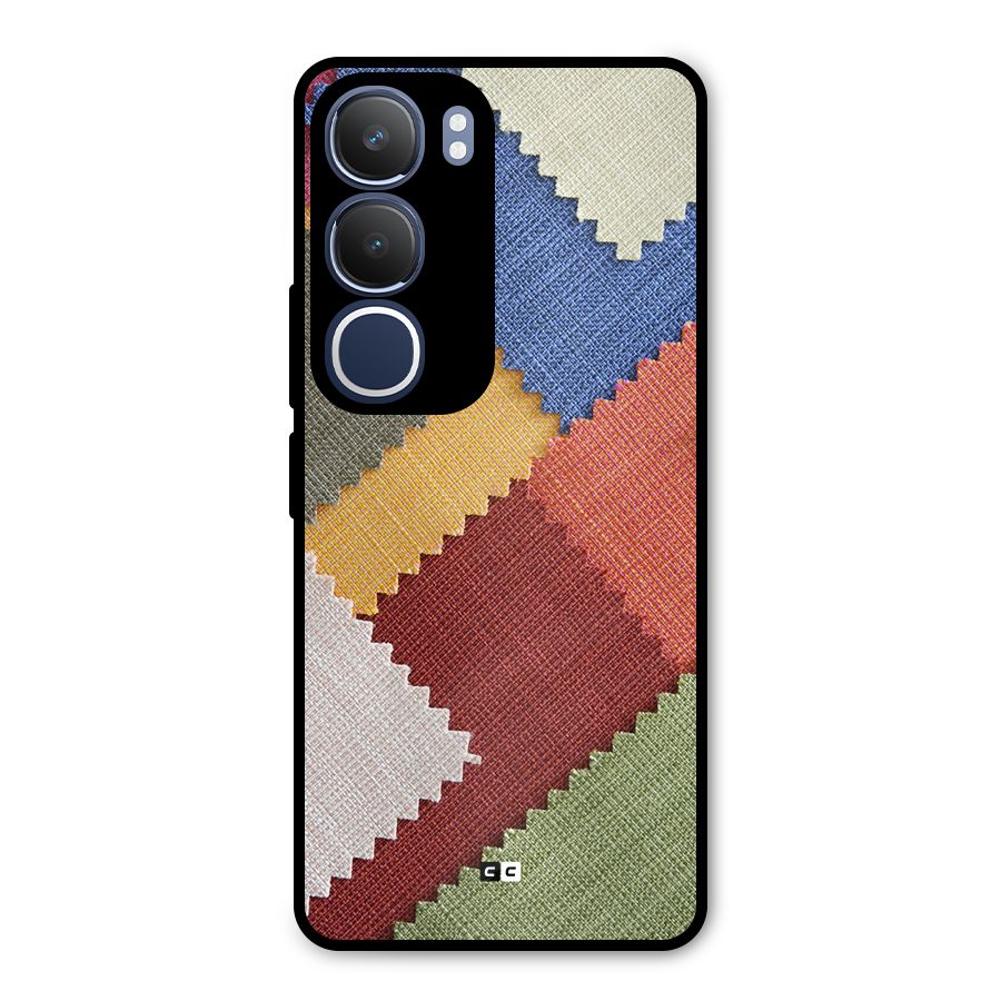 Printed Fabric Metal Back Case for Vivo Y29
