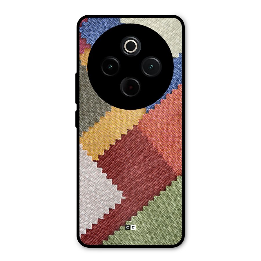 Printed Fabric Metal Back Case for iQOO Z10