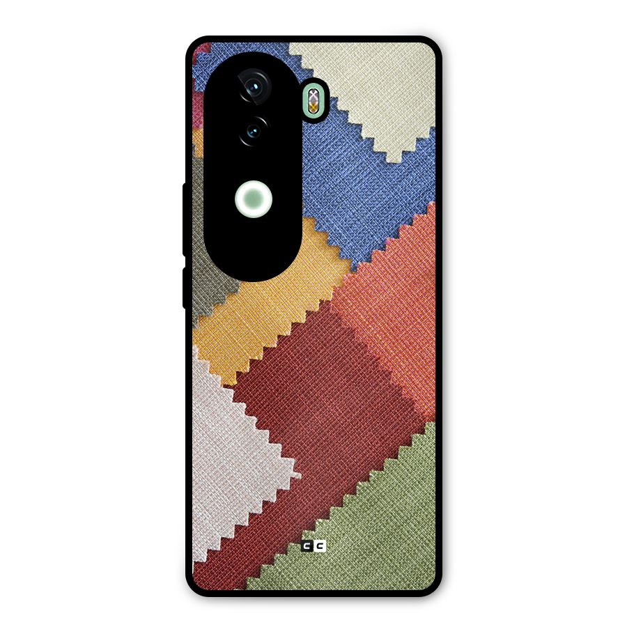 Printed Fabric Metal Back Case for iQOO Z9s