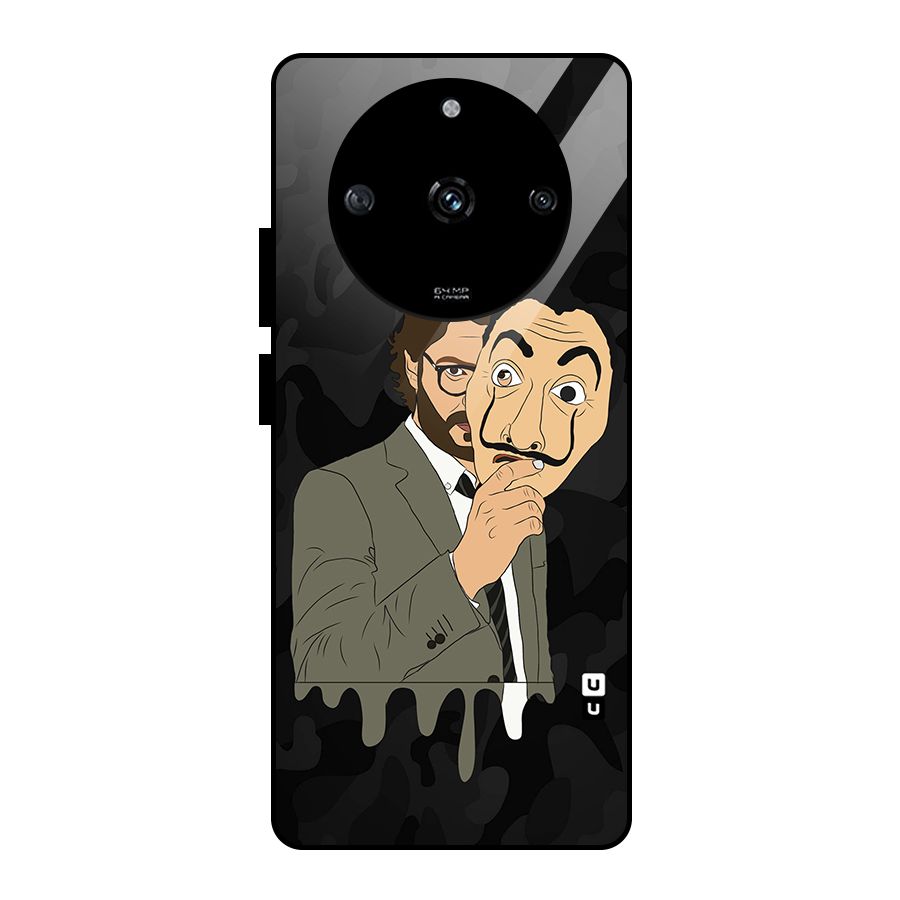 Professor Art Camouflage Glass Back Case for Realme Narzo 60 5G