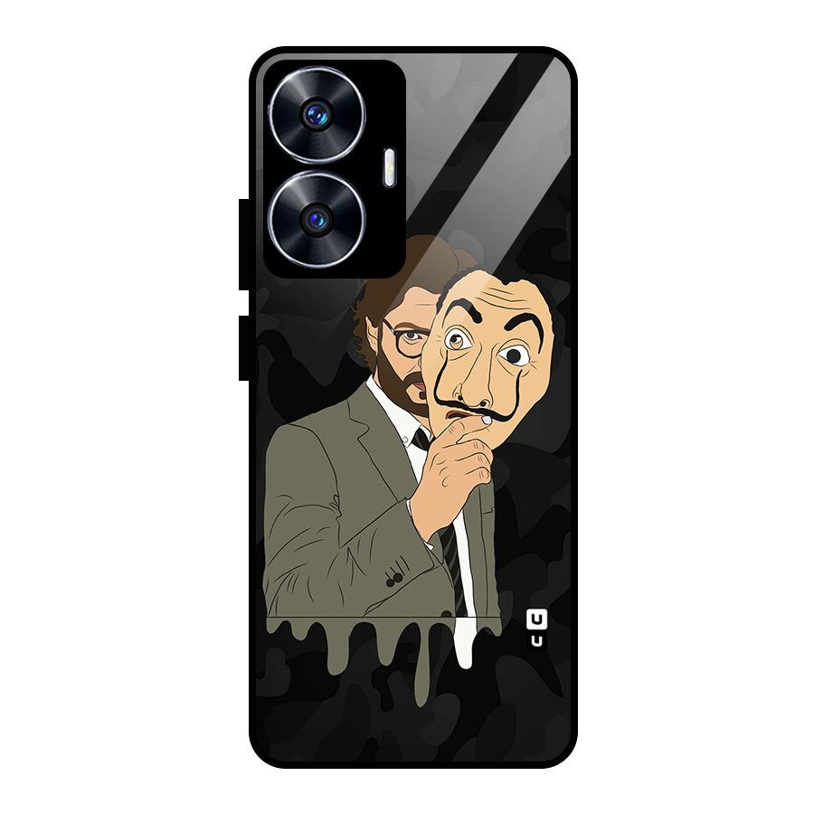 Professor Art Camouflage Glass Back Case for realme C55